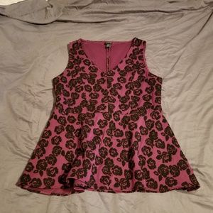 Torrid peplum top